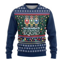 Nutcracker Squad Christmas Ugly Christmas Sweater with Candy Cane and Snowflake Holiday Design - Wonder Print Shop