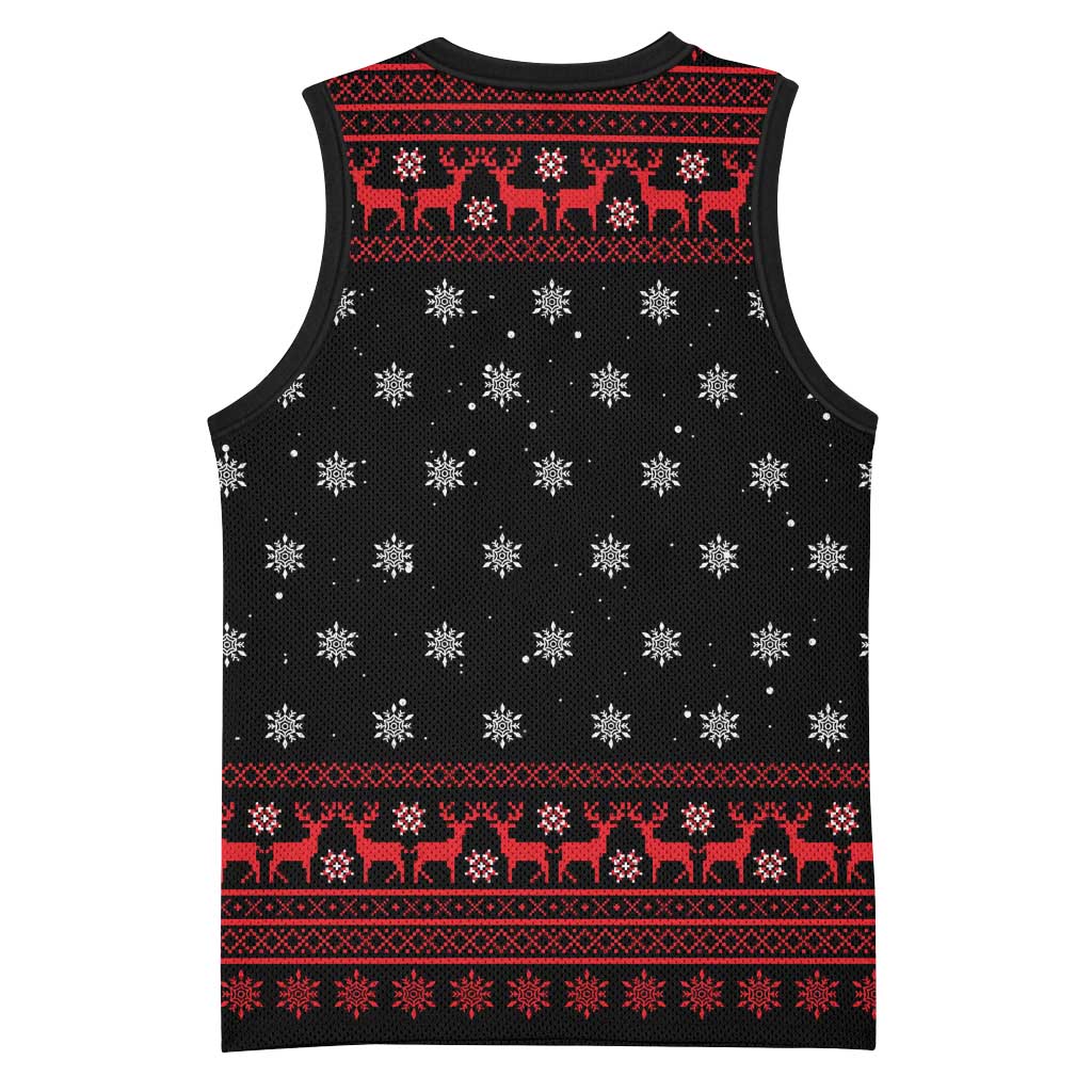 Funny Gingerbread Christmas Basketball Jersey Hoodie with Gingers Are for Life Quote and Snowflake Pattern - Wonder Print Shop