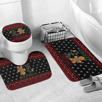 Funny Gingerbread Christmas Bathroom Set Hoodie with Gingers Are for Life Quote and Snowflake Pattern - Wonder Print Shop