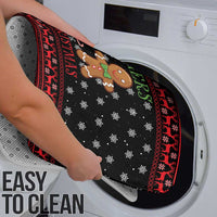 Funny Gingerbread Christmas Bathroom Set Hoodie with Gingers Are for Life Quote and Snowflake Pattern - Wonder Print Shop