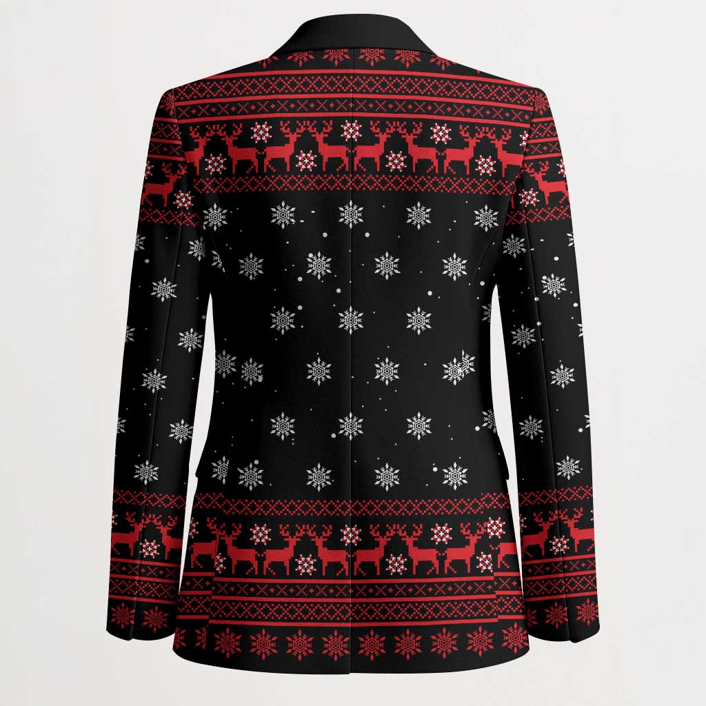 Funny Gingerbread Christmas Blazer Hoodie with Gingers Are for Life Quote and Snowflake Pattern - Wonder Print Shop