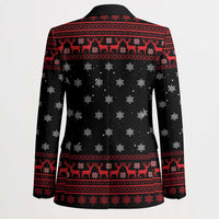Funny Gingerbread Christmas Blazer Hoodie with Gingers Are for Life Quote and Snowflake Pattern - Wonder Print Shop