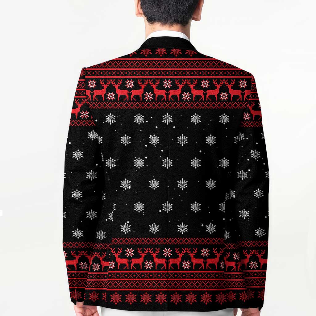 Funny Gingerbread Christmas Blazer Hoodie with Gingers Are for Life Quote and Snowflake Pattern - Wonder Print Shop