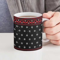 Funny Gingerbread Christmas Ceramic Mug Hoodie with Gingers Are for Life Quote and Snowflake Pattern - Wonder Print Shop