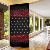 Funny Gingerbread Christmas Door Cover Hoodie with Gingers Are for Life Quote and Snowflake Pattern - Wonder Print Shop
