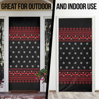 Funny Gingerbread Christmas Door Cover Hoodie with Gingers Are for Life Quote and Snowflake Pattern - Wonder Print Shop