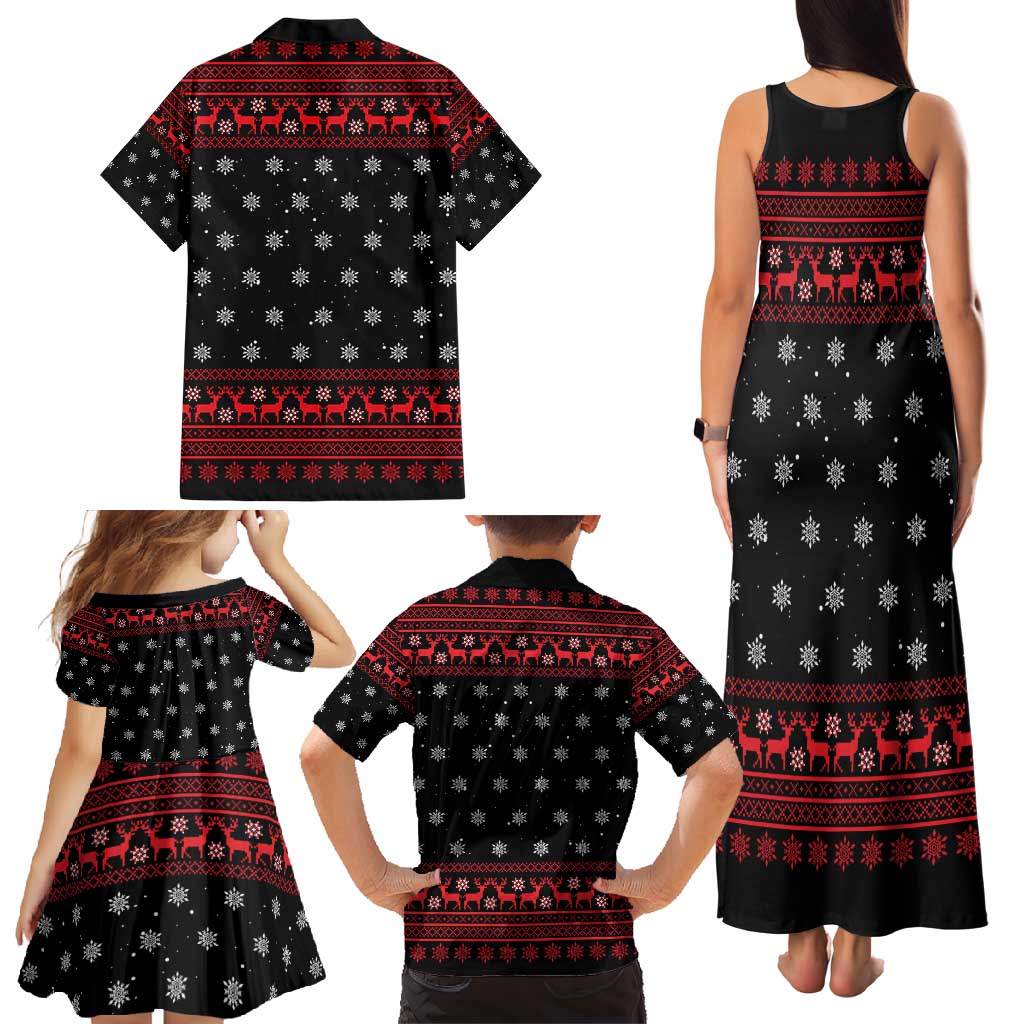 Funny Gingerbread Christmas Family Matching Tank Maxi Dress and Hawaiian Shirt Hoodie with Gingers Are for Life Quote and Snowflake Pattern - Wonder Print Shop