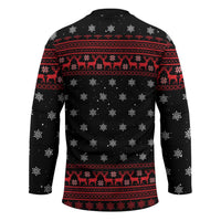 Funny Gingerbread Christmas Hockey Jersey Hoodie with Gingers Are for Life Quote and Snowflake Pattern - Wonder Print Shop