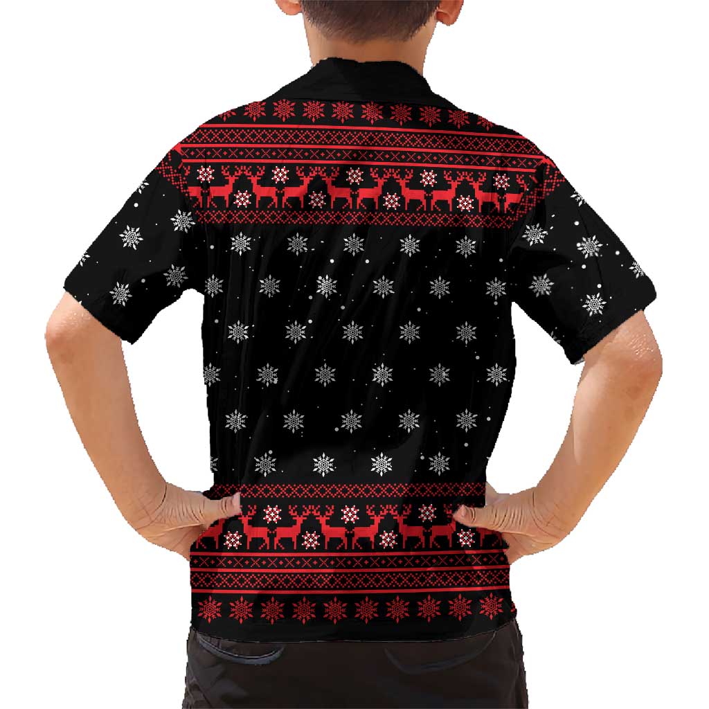 Funny Gingerbread Christmas Kid Hawaiian Shirt Hoodie with Gingers Are for Life Quote and Snowflake Pattern - Wonder Print Shop