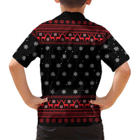 Funny Gingerbread Christmas Kid Hawaiian Shirt Hoodie with Gingers Are for Life Quote and Snowflake Pattern - Wonder Print Shop