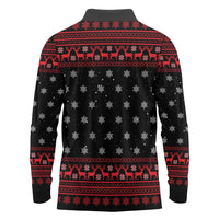 Funny Gingerbread Christmas Long Sleeve Polo Shirt Hoodie with Gingers Are for Life Quote and Snowflake Pattern - Wonder Print Shop