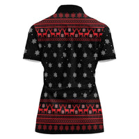 Funny Gingerbread Christmas Women Polo Shirt Hoodie with Gingers Are for Life Quote and Snowflake Pattern - Wonder Print Shop