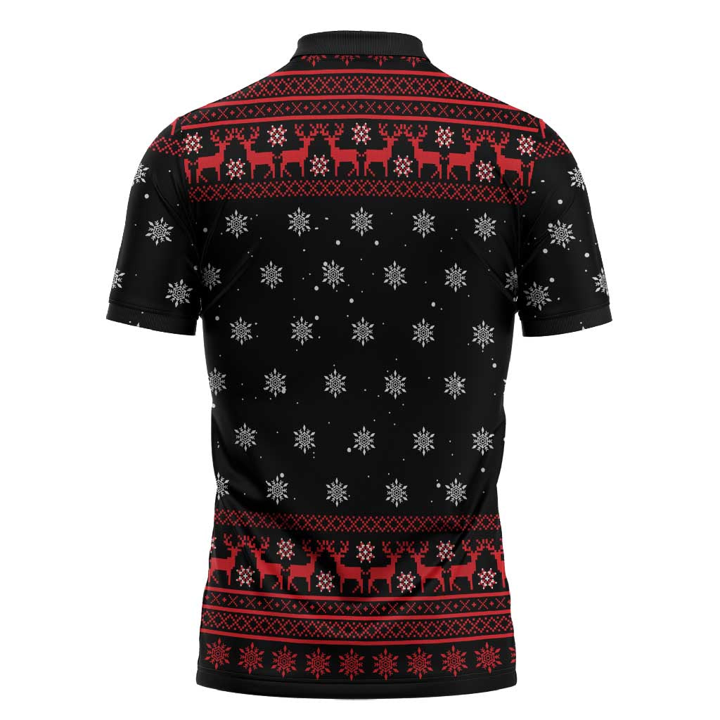 Funny Gingerbread Christmas Zipper Polo Shirt Hoodie with Gingers Are for Life Quote and Snowflake Pattern - Wonder Print Shop