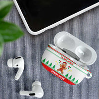 Funny Fitness Cookie Christmas AirPods Case with Gingerbread Design and Holiday Pattern - Wonder Print Shop