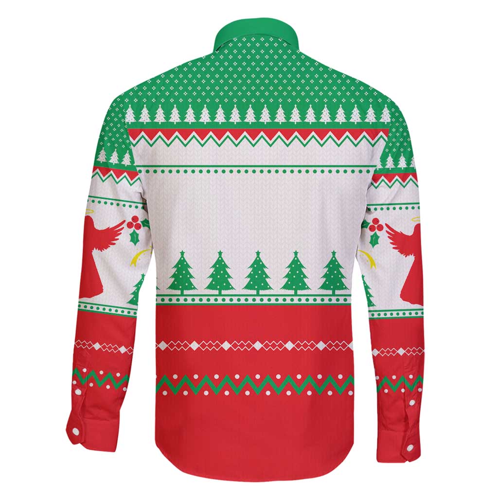 Funny Fitness Cookie Christmas Family Matching Long Sleeve Bodycon Dress and Hawaiian Shirt with Gingerbread Design and Holiday Pattern - Wonder Print Shop