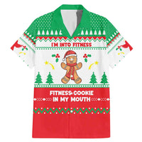 Funny Fitness Cookie Christmas Family Matching Mermaid Dress and Hawaiian Shirt with Gingerbread Design and Holiday Pattern - Wonder Print Shop
