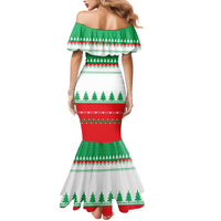 Funny Fitness Cookie Christmas Family Matching Mermaid Dress and Hawaiian Shirt with Gingerbread Design and Holiday Pattern - Wonder Print Shop