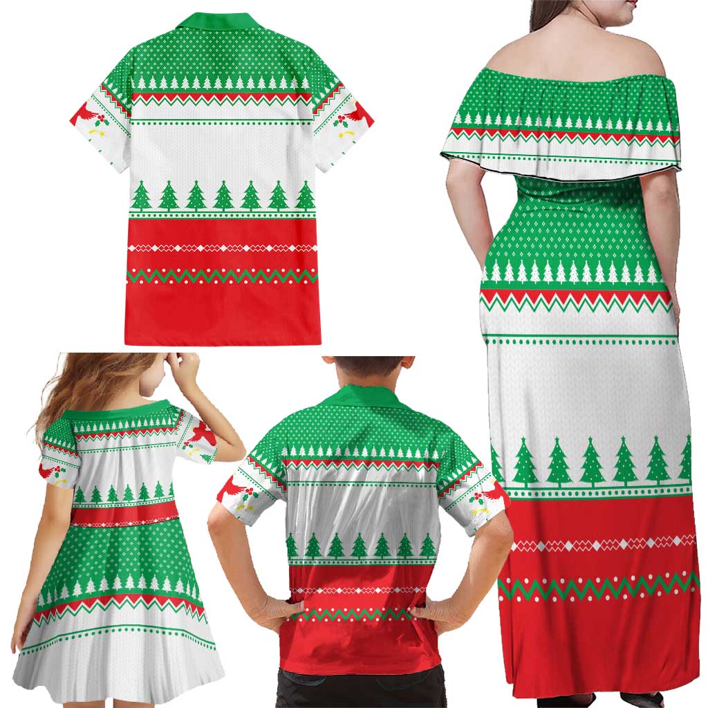 Funny Fitness Cookie Christmas Family Matching Off Shoulder Maxi Dress and Hawaiian Shirt with Gingerbread Design and Holiday Pattern - Wonder Print Shop