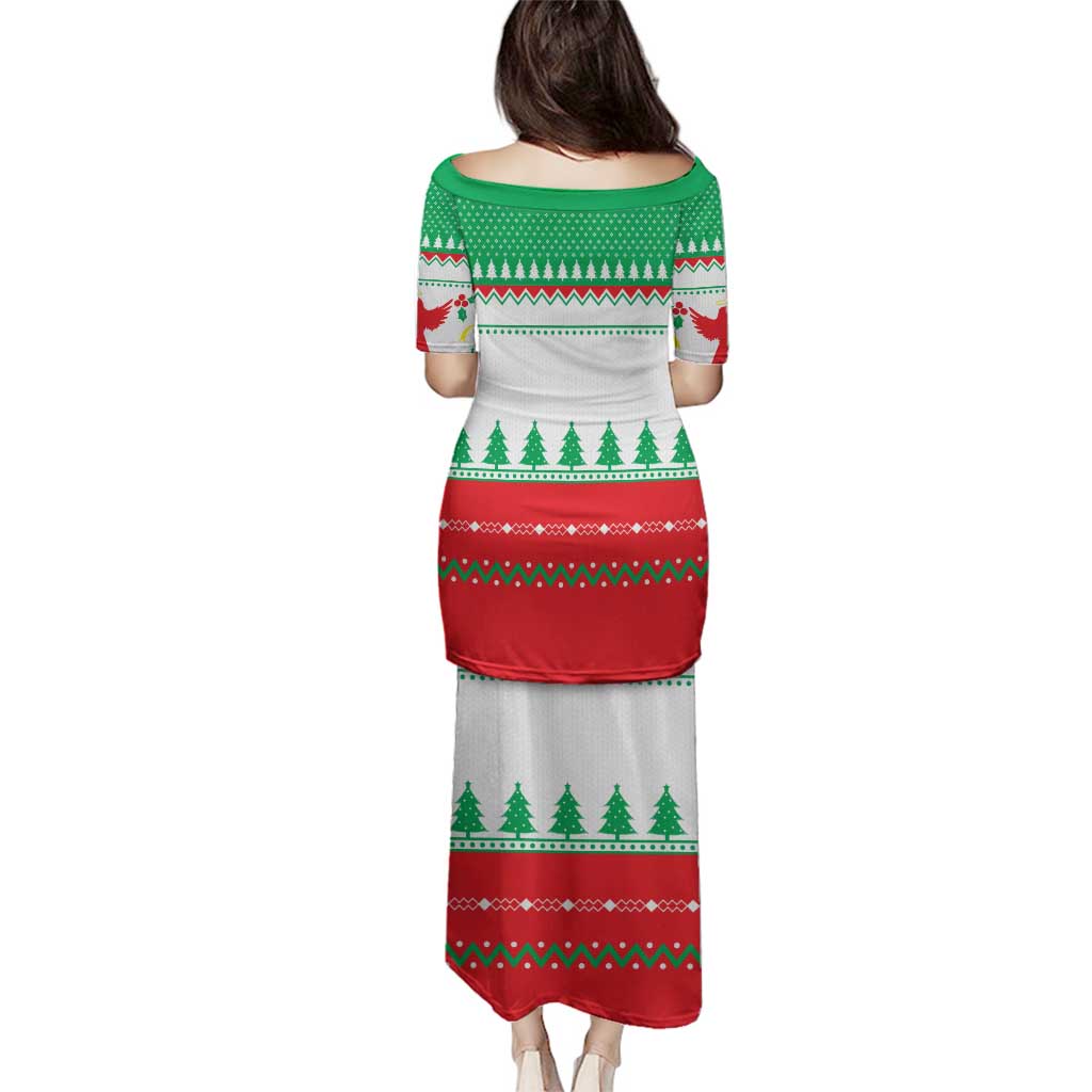 Funny Fitness Cookie Christmas Family Matching Puletasi and Hawaiian Shirt with Gingerbread Design and Holiday Pattern - Wonder Print Shop