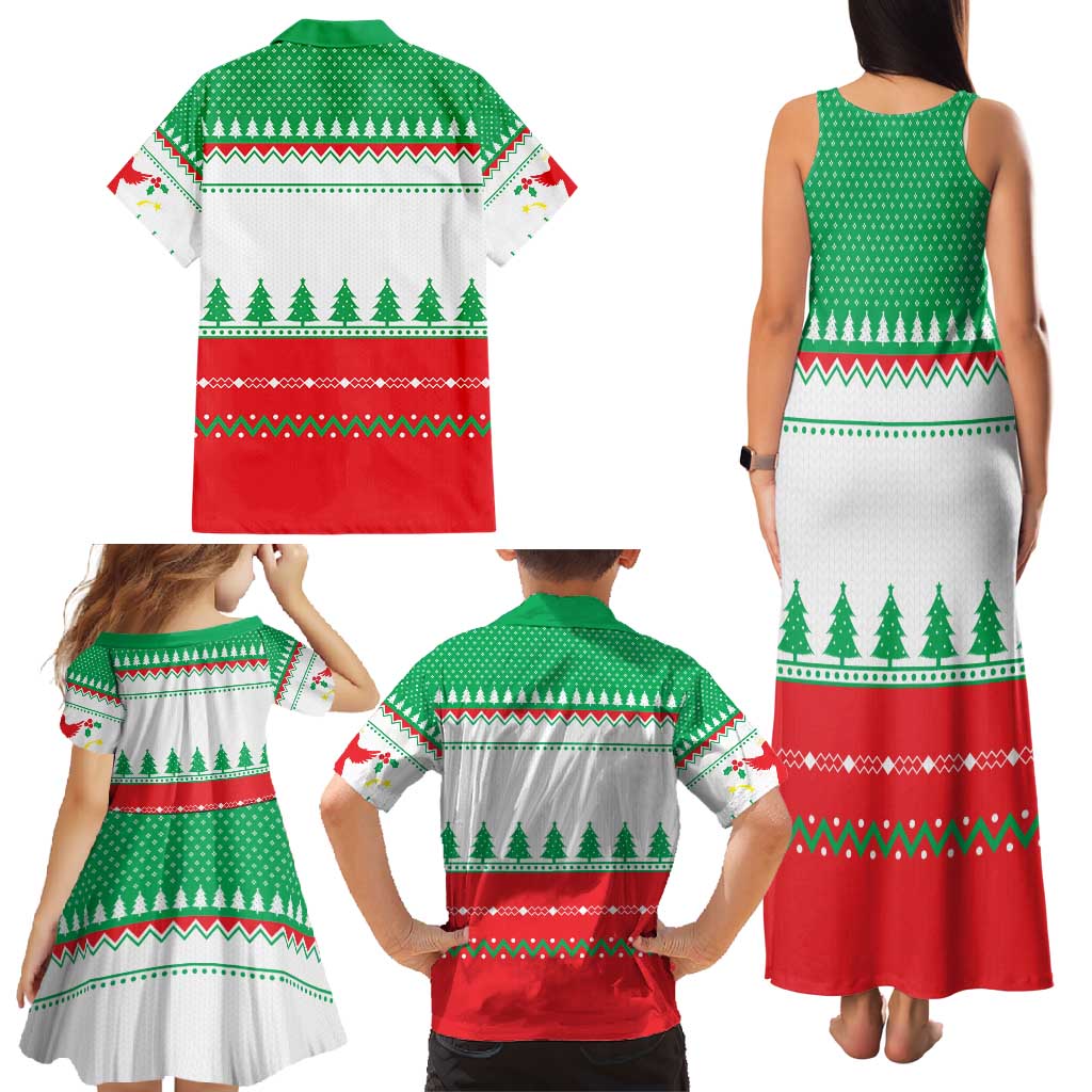 Funny Fitness Cookie Christmas Family Matching Tank Maxi Dress and Hawaiian Shirt with Gingerbread Design and Holiday Pattern - Wonder Print Shop