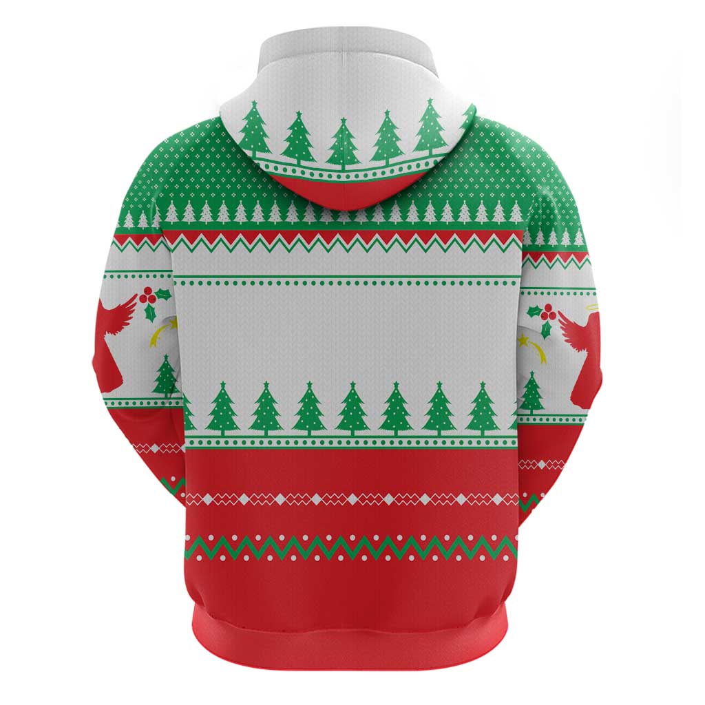 Funny Fitness Cookie Christmas Hoodie with Gingerbread Design and Holiday Pattern - Wonder Print Shop