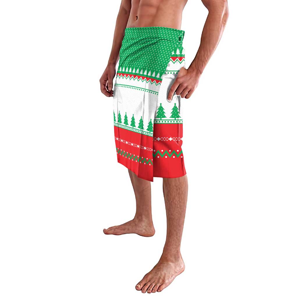 Funny Fitness Cookie Christmas Lavalava with Gingerbread Design and Holiday Pattern - Wonder Print Shop