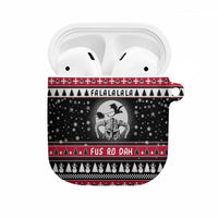 Fa La La La Snowman Tree Xmas Christmas AirPods Case Xmas Holiday Patterns - Wonder Print Shop