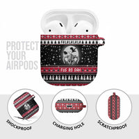 Fa La La La Snowman Tree Xmas Christmas AirPods Case Xmas Holiday Patterns - Wonder Print Shop