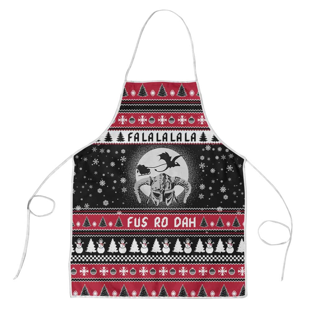Fa La La La Snowman Tree Xmas Christmas Apron Xmas Holiday Patterns - Wonder Print Shop