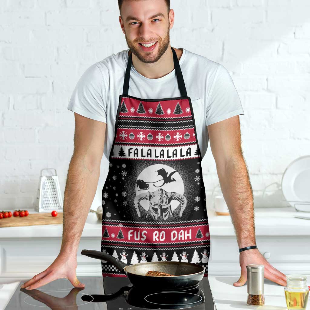 Fa La La La Snowman Tree Xmas Christmas Apron Xmas Holiday Patterns - Wonder Print Shop