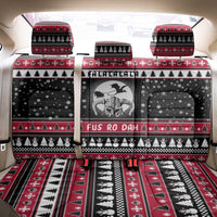 Fa La La La Snowman Tree Xmas Christmas Back Car Seat Cover Xmas Holiday Patterns - Wonder Print Shop