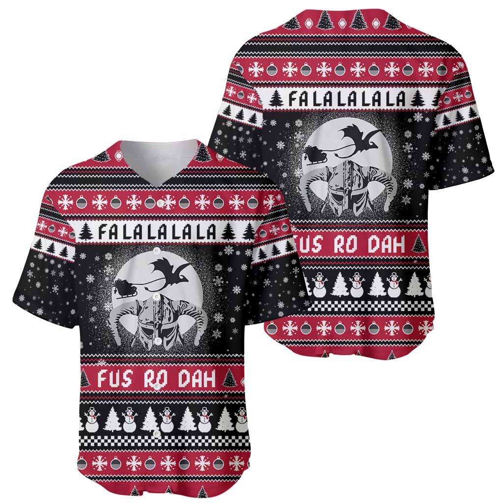 Fa La La La Snowman Tree Xmas Christmas Baseball Jersey Xmas Holiday Patterns - Wonder Print Shop