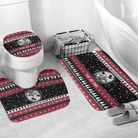 Fa La La La Snowman Tree Xmas Christmas Bathroom Set Xmas Holiday Patterns - Wonder Print Shop