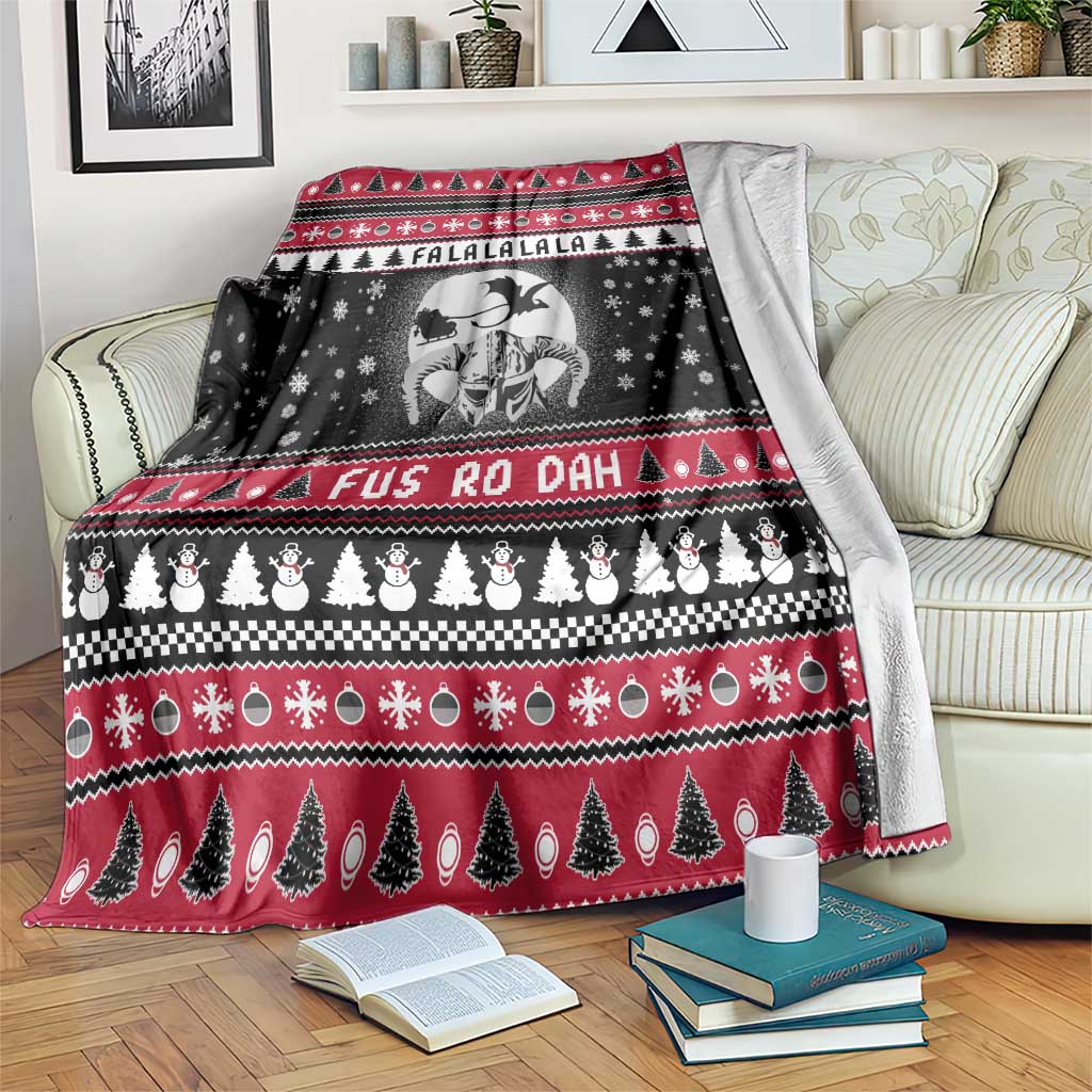 Fa La La La Snowman Tree Xmas Christmas Blanket Xmas Holiday Patterns - Wonder Print Shop