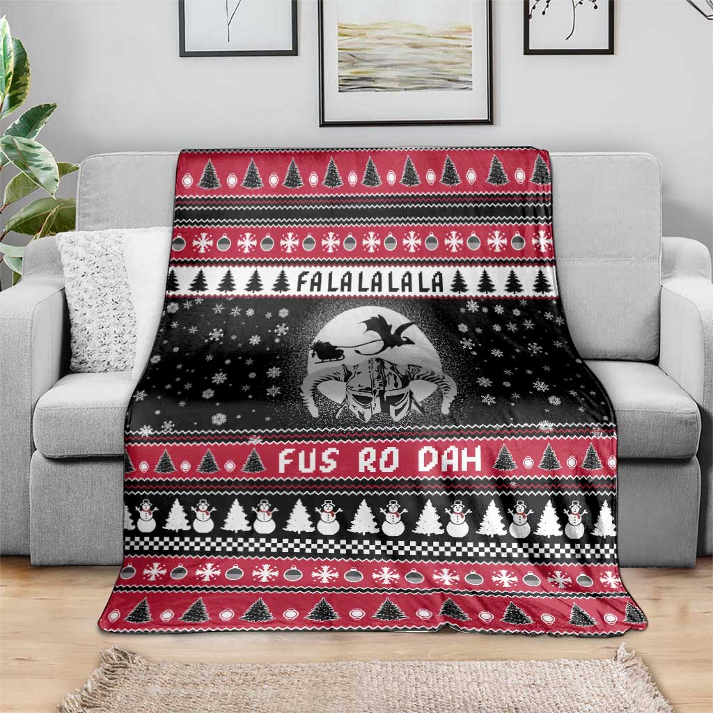Fa La La La Snowman Tree Xmas Christmas Blanket Xmas Holiday Patterns - Wonder Print Shop