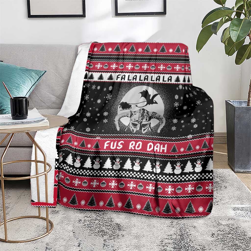 Fa La La La Snowman Tree Xmas Christmas Blanket Xmas Holiday Patterns - Wonder Print Shop