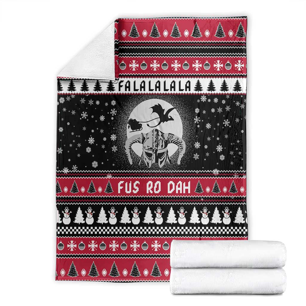 Fa La La La Snowman Tree Xmas Christmas Blanket Xmas Holiday Patterns - Wonder Print Shop