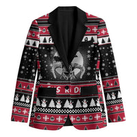 Fa La La La Snowman Tree Xmas Christmas Blazer Xmas Holiday Patterns - Wonder Print Shop