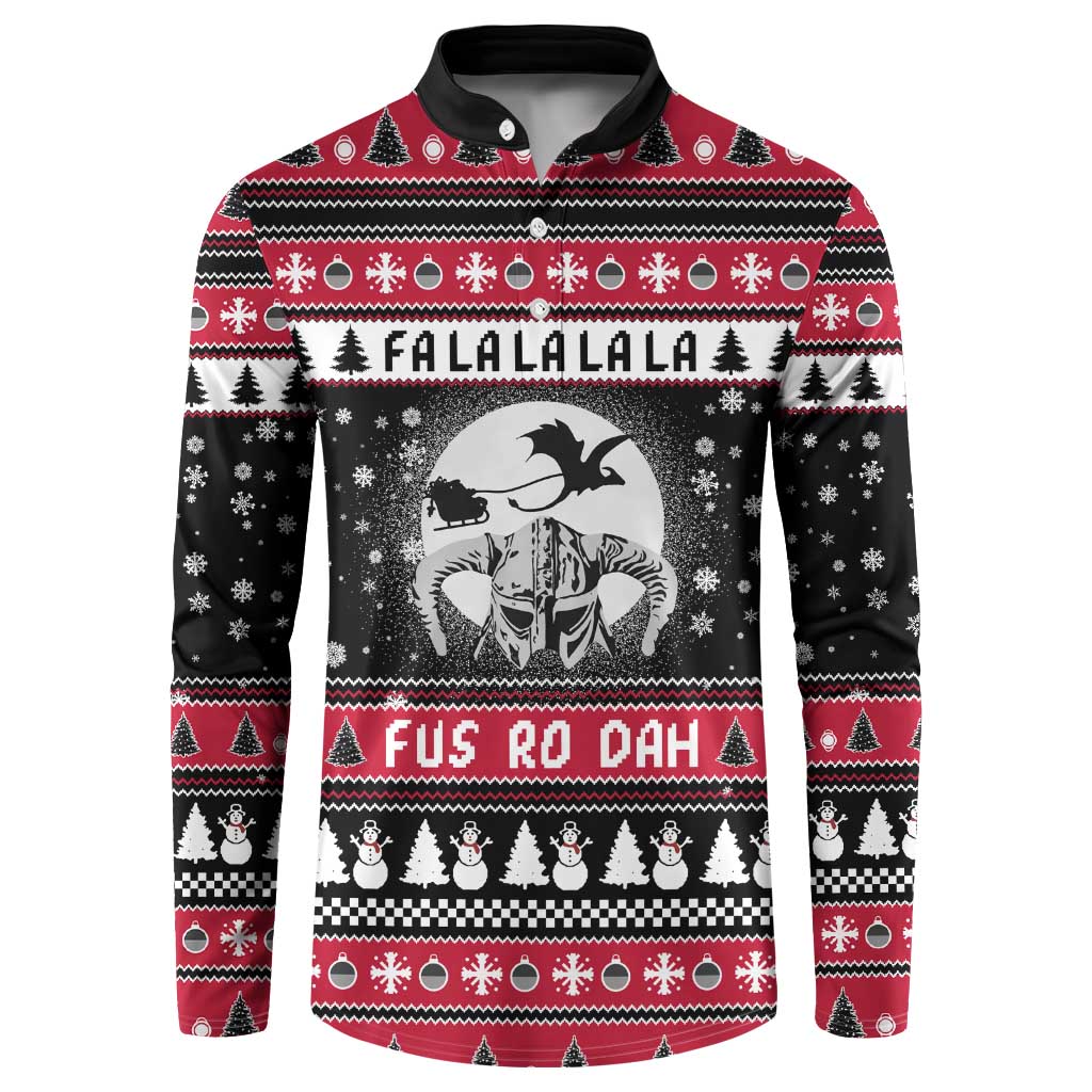 Fa La La La Snowman Tree Xmas Christmas Button Sweatshirt Xmas Holiday Patterns - Wonder Print Shop