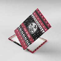 Fa La La La Snowman Tree Xmas Christmas Canvas Wall Art Xmas Holiday Patterns - Wonder Print Shop