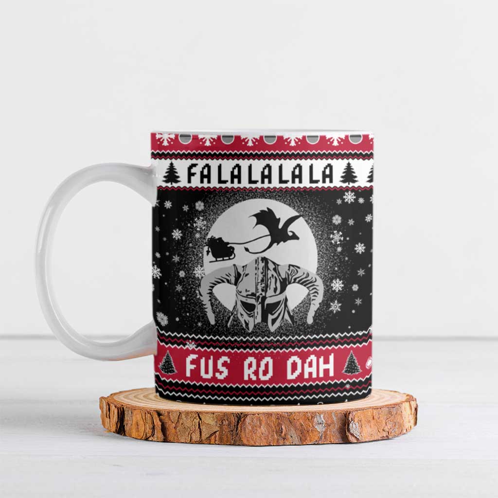 Fa La La La Snowman Tree Xmas Christmas Ceramic Mug Xmas Holiday Patterns - Wonder Print Shop