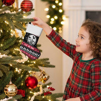 Fa La La La Snowman Tree Xmas Christmas Stocking Xmas Holiday Patterns - Wonder Print Shop