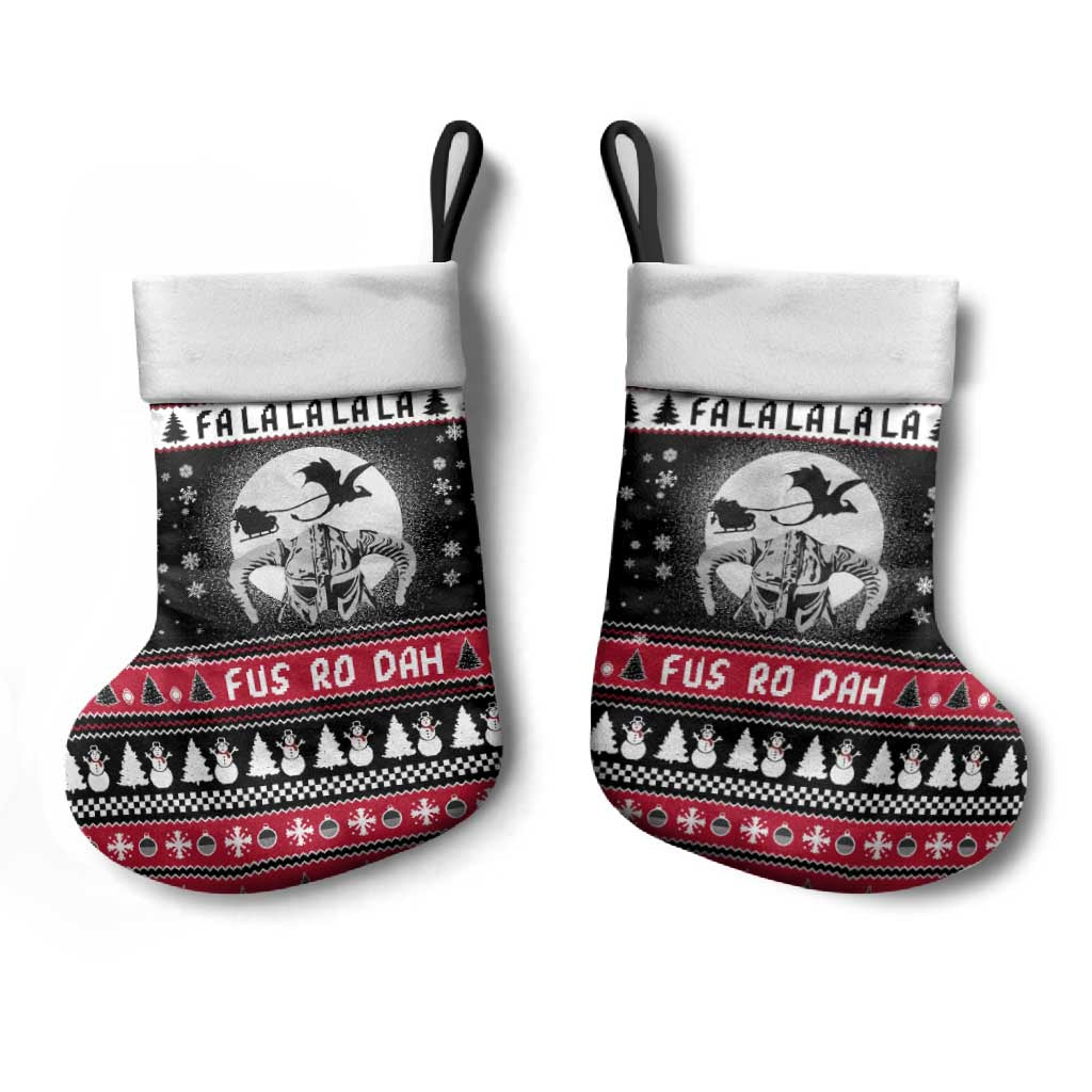 Fa La La La Snowman Tree Xmas Christmas Stocking Xmas Holiday Patterns - Wonder Print Shop