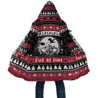 Fa La La La Snowman Tree Xmas Christmas Cloak Xmas Holiday Patterns - Wonder Print Shop