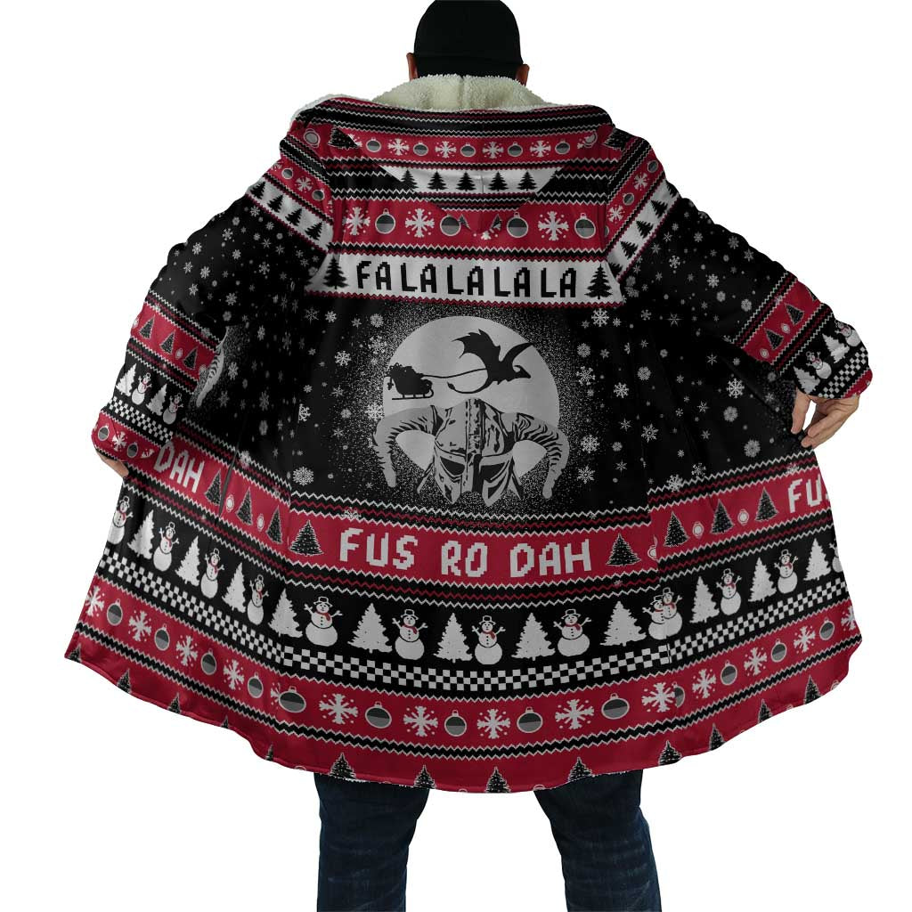 Fa La La La Snowman Tree Xmas Christmas Cloak Xmas Holiday Patterns - Wonder Print Shop