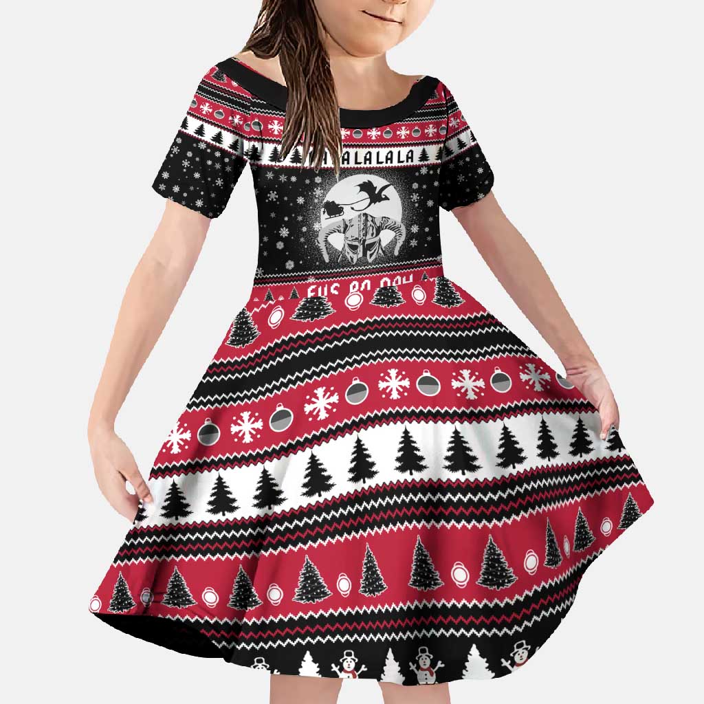 Fa La La La Snowman Tree Xmas Christmas Family Matching Off Shoulder Maxi Dress and Hawaiian Shirt Xmas Holiday Patterns - Wonder Print Shop