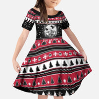 Fa La La La Snowman Tree Xmas Christmas Family Matching Puletasi and Hawaiian Shirt Xmas Holiday Patterns - Wonder Print Shop