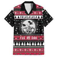 Fa La La La Snowman Tree Xmas Christmas Hawaiian Shirt Xmas Holiday Patterns - Wonder Print Shop