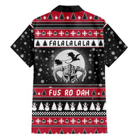 Fa La La La Snowman Tree Xmas Christmas Hawaiian Shirt Xmas Holiday Patterns - Wonder Print Shop