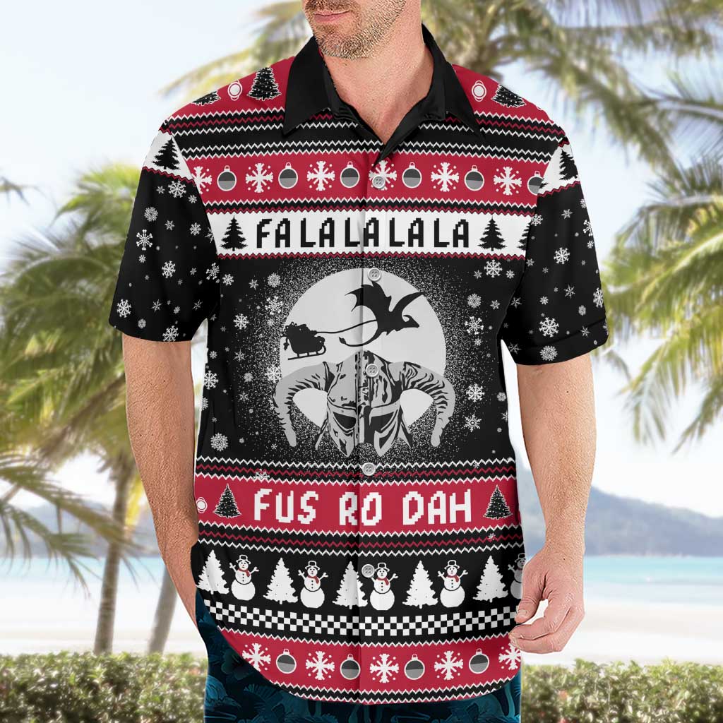 Fa La La La Snowman Tree Xmas Christmas Hawaiian Shirt Xmas Holiday Patterns - Wonder Print Shop